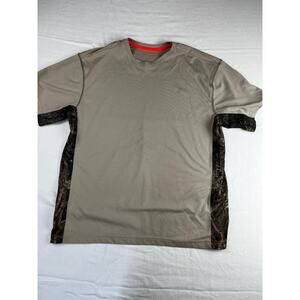 Reel Legends Men’s Fishing Shirt Gray Camo Good Cond p2/17
